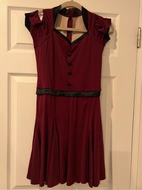Weissman Burgundy "It Don't Mean a Thing" Swing Dance Costume